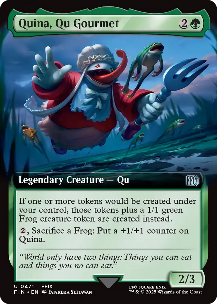 Quina, Qu Gourmet (FIN-471) - FINAL FANTASY: (Extended Art) Foil