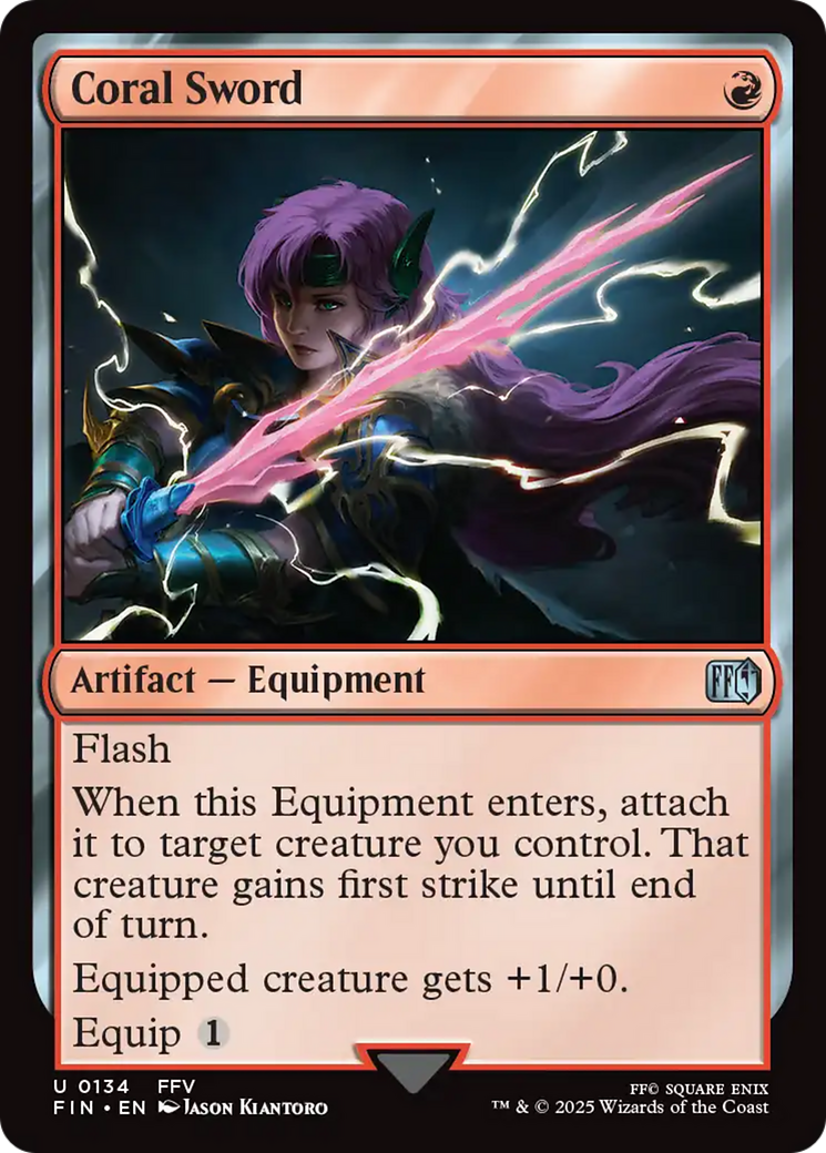 Coral Sword (FIN-134) - FINAL FANTASY