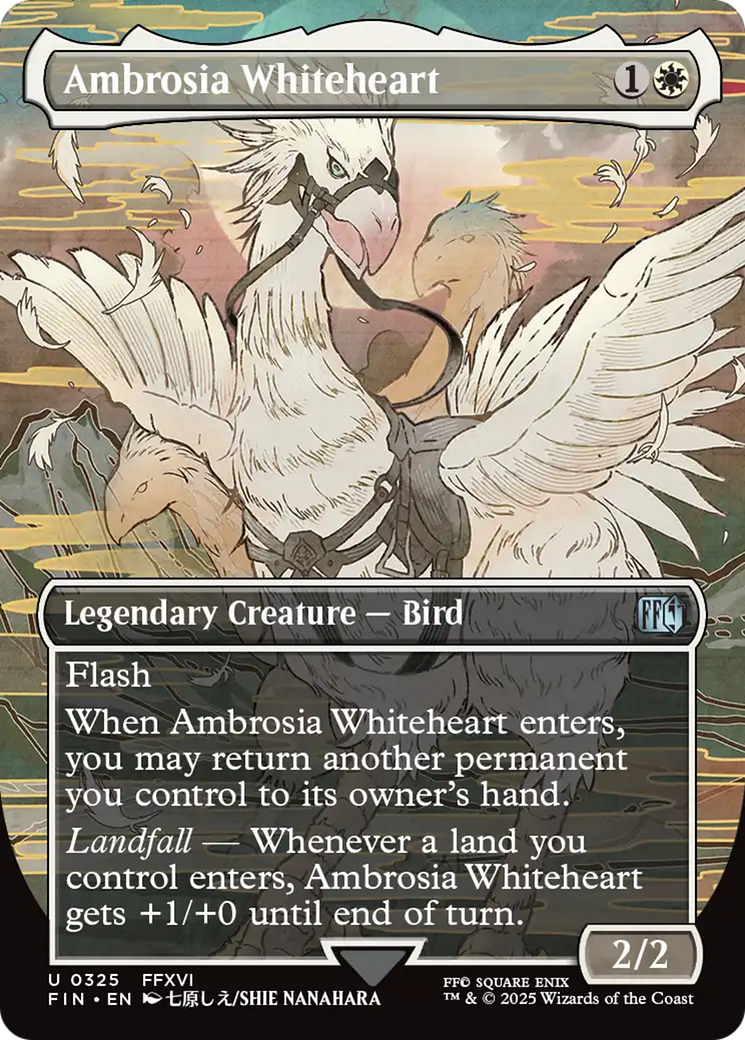 Ambrosia Whiteheart (Borderless) (FIN-325) - FINAL FANTASY (Borderless) Foil