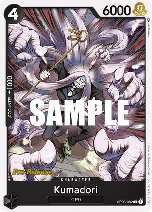 Kumadori (OP03-082) - Pillars of Strength Pre-Release Cards