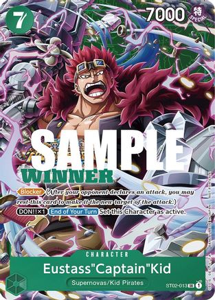 Eustass"Captain"Kid (Winner Pack Vol. 5) (ST02-013) - One Piece Promotion Cards Foil