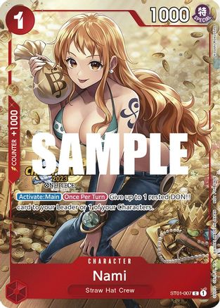 Nami (CS 2023 Celebration Pack) (ST01-007) - One Piece Promotion Cards Foil