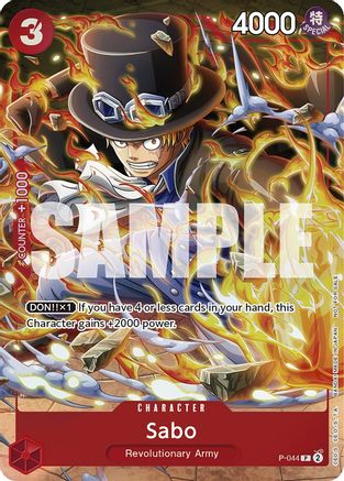 Sabo (Event Pack Vol. 4) (P-044) - One Piece Promotion Cards Foil