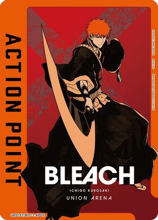 Action Point Card (AP02) (Ichigo Kurosaki) (UE01ST/BLC-1-AP02) - UE01ST BLEACH ThousandYear Blood War Starter Deck Foil