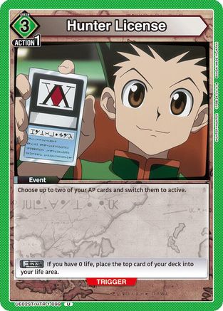 Hunter License (UE02ST/HTR-1-099) - UE02ST HUNTER X HUNTER Starter Deck