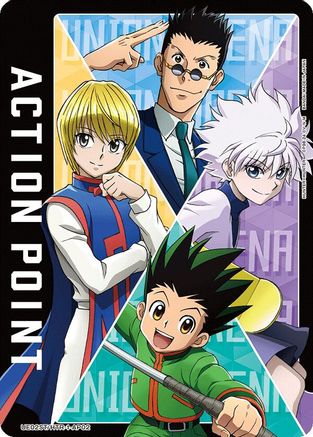 Action Point Card (AP02) (Hunter x Hunter) (UE02ST/HTR-1-AP02) - UE02ST HUNTER X HUNTER Starter Deck