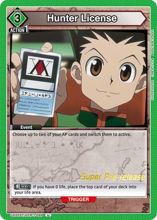 Hunter License (UE02ST/HTR-1-099) - UE02ST HUNTER X HUNTER Super PreRelease Starter Deck