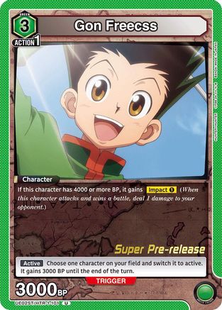 Gon Freecss (101) (UE02ST/HTR-1-101) - UE02ST HUNTER X HUNTER Super PreRelease Starter Deck
