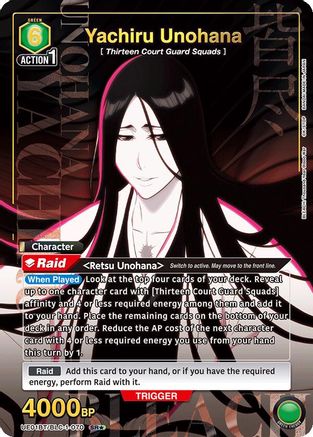 Yachiru Unohana (070) (SR*) (UE01BT/BLC-1-070) - UE01BT BLEACH ThousandYear Blood War Foil