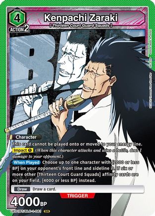 Kenpachi Zaraki (081) (UE01BT/BLC-1-081) - UE01BT BLEACH ThousandYear Blood War Foil