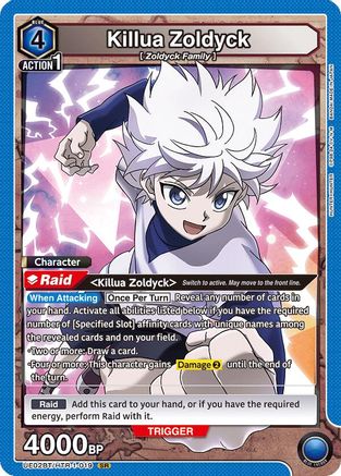 Killua Zoldyck (019) (UE02BT/HTR-1-019) - UE02BT HUNTER X HUNTER Foil