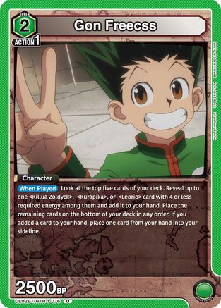 Gon Freecss (076) (UE02BT/HTR-1-076) - UE02BT HUNTER X HUNTER