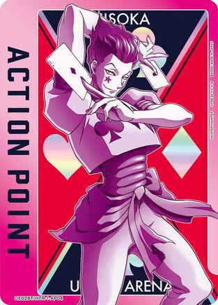 Action Point Card (AP04) (Hisoka) (UE02BT/HTR-1-AP04) - UE02BT HUNTER X HUNTER Foil