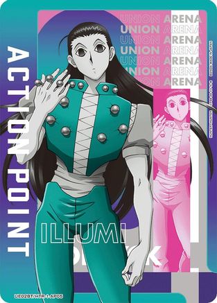 Action Point Card (AP05) (Illumi) (UE02BT/HTR-1-AP05) - UE02BT HUNTER X HUNTER Foil