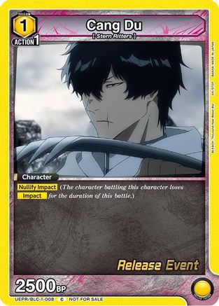 Cang Du (UEPR/BLC-1-008) - BLEACH ThousandYear Blood War Release Event Cards
