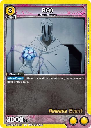 BG9 (UEPR/BLC-1-015) - UE01BT BLEACH ThousandYear Blood War Release Event Cards