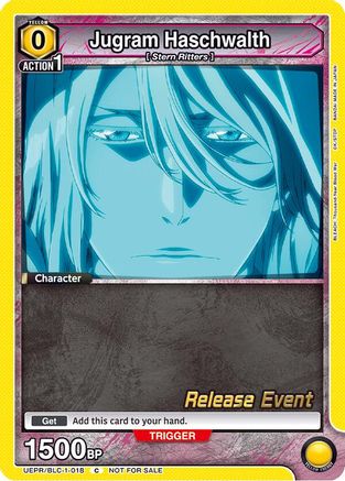 Jugram Haschwalth (018) (UEPR/BLC-1-018) - UE01BT BLEACH ThousandYear Blood War Release Event Cards