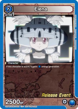 Elena (UEPR/HTR-1-003) - UE02BT HUNTER X HUNTER Release Event Cards