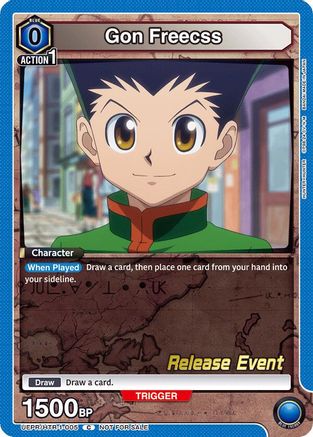 Gon Freecss (005) (UEPR/HTR-1-005) - UE02BT HUNTER X HUNTER Release Event Cards