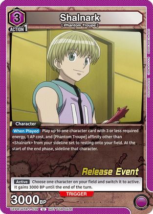 Shalnark (UEPR/HTR-1-039) - UE02BT HUNTER X HUNTER Release Event Cards