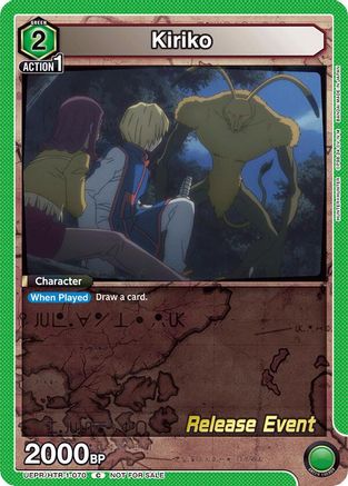 Kiriko (UEPR/HTR-1-070) - UE02BT HUNTER X HUNTER Release Event Cards