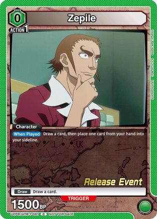Zepile (UEPR/HTR-1-081) - UE02BT HUNTER X HUNTER Release Event Cards