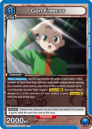 Gon Freecss (001) (UE02BT/HTR-P-001) - UE02BT HUNTER X HUNTER Foil