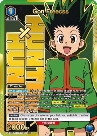 Gon Freecss (001) (R*) (UE02BT/HTR-P-001) - UE02BT HUNTER X HUNTER Foil