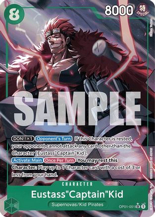 Eustass"Captain"Kid (OP01-051) (Alternate Art) (OP01-051) - Premium Booster -The Best- Foil