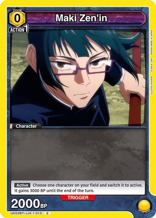 Maki Zen'in (013) (UE03BT/JJK-1-013) - UE03BT Jujutsu Kaisen