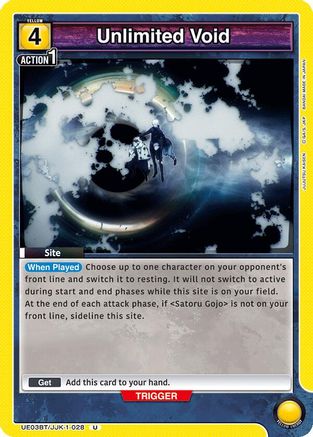 Unlimited Void (UE03BT/JJK-1-028) - UE03BT Jujutsu Kaisen