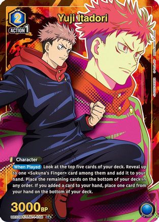 Yuji Itadori (038) (U*) (UE03BT/JJK-1-038) - UE03BT Jujutsu Kaisen Foil