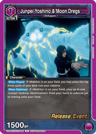 Junpei Yoshino & Moon Dregs (UEPR/JJK-1-085) - UE03BT Jujutsu Kaisen Release Event Cards
