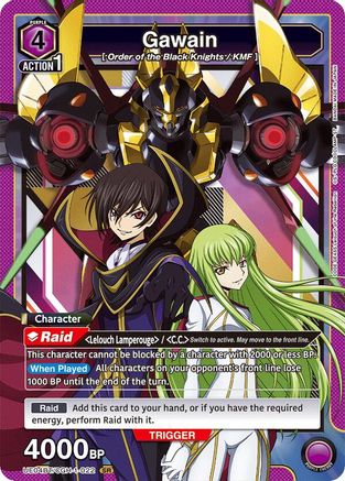 Gawain (UE04BT/CGH-1-022) - UE04BT Code Geass Lelouch of the Rebellion Foil