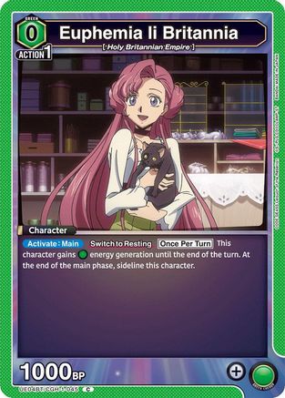 Euphemia li Britannia (045) (UE04BT/CGH-1-045) - UE04BT Code Geass Lelouch of the Rebellion