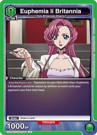 Euphemia li Britannia (046) (UE04BT/CGH-1-046) - UE04BT Code Geass Lelouch of the Rebellion