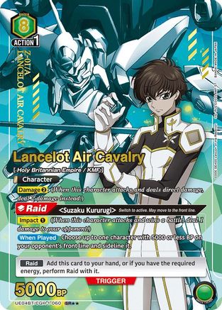 Lancelot Air Cavalry (SR**) (UE04BT/CGH-1-060) - UE04BT Code Geass Lelouch of the Rebellion Foil
