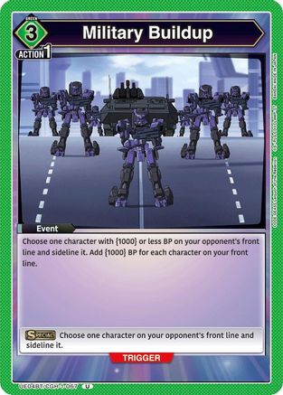 Military Buildup (UE04BT/CGH-1-067) - UE04BT Code Geass Lelouch of the Rebellion