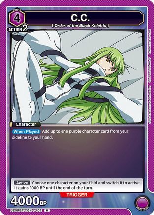 C.C. (102) (UE04BT/CGH-1-102) - UE04BT Code Geass Lelouch of the Rebellion Foil