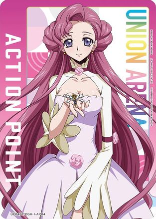 Action Point Card (AP04) (Euphemia li Britannia) (UE04BT/CGH-1-AP04) - UE04BT Code Geass Lelouch of the Rebellion Foil