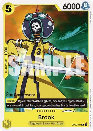 Brook (111) (OP09-111) - Emperors in the New World: 2nd Anniversary Tournament Cards