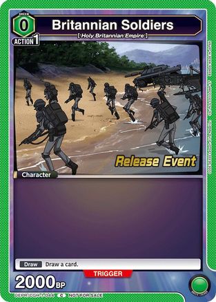 Britannian Soldiers (UEPR/CGH-1-044) - UE04BT Code Geass Lelouch of the Rebellion Release Event Cards