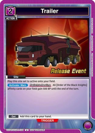 Trailer (UEPR/CGH-1-108) - UE04BT Code Geass Lelouch of the Rebellion Release Event Cards