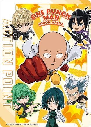 Action Point Card (AP02) (One Punch Man) (UEPR/OPM-AP02) - Union Arena Promotion Cards Foil