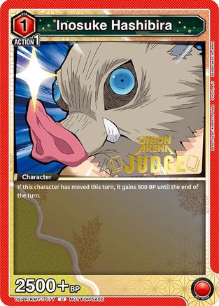 Inosuke Hashibira (Judge Pack) (UEPR/KMY-1-077) - Union Arena Promotion Cards Foil