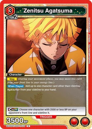 Zenitsu Agatsuma (070) (UE05BT/KMY-1-070) - UE05BT Demon Slayer Kimetsu no Yaiba Foil