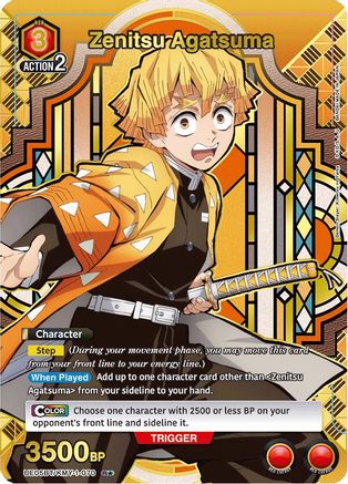 Zenitsu Agatsuma (070) (R*) (UE05BT/KMY-1-070) - UE05BT Demon Slayer Kimetsu no Yaiba Foil