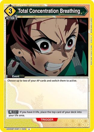 Total Concentration Breathing (029) (UE05BT/KMY-1-029) - UE05BT Demon Slayer Kimetsu no Yaiba