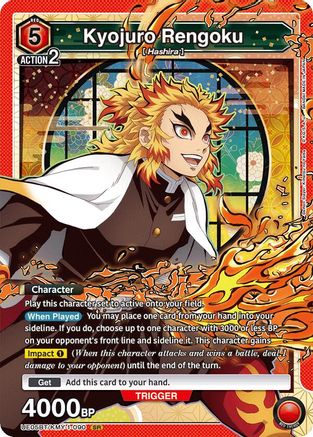 Kyojuro Rengoku (090) (UE05BT/KMY-1-090) - UE05BT Demon Slayer Kimetsu no Yaiba Foil