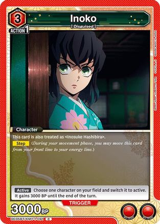 Inoko (UE05BT/KMY-1-091) - UE05BT Demon Slayer Kimetsu no Yaiba